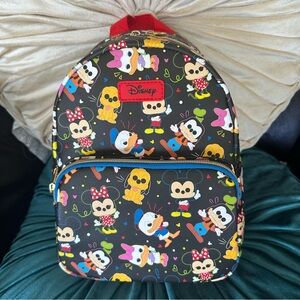 Disney Mickey Mouse & Friends All Over Print Chibi Mini Funko Backpack: NWT